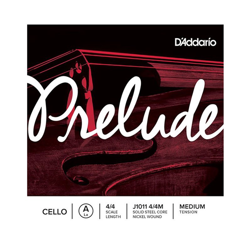 D'Addario J1011 4/4M Prelude Cello 4/4 Medium Tension Single A String